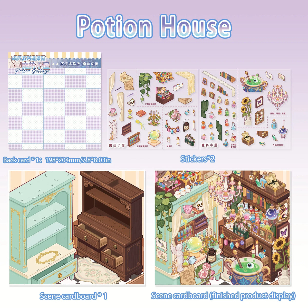 Vintage Grocery Store Stickers | 3D Miniature Collage Decals for DIY Crafts