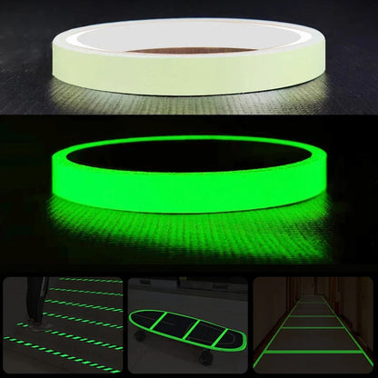 Glow-in-the-dark Tape | Self-adhesive Luminous Safety Warning Tape