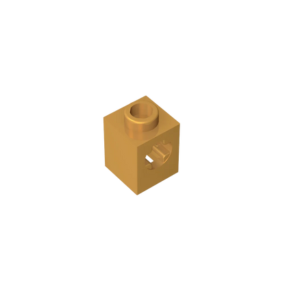 Gobricks GDS-2196 Technical Brick 1 x 1 with Axle Hole | Building Block for Lego