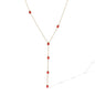 NEWBUY Fashion Gold Color Stainless Steel Choker Necklaces For Women Delicate White/Green/Red CZ Zircon Inlay Jewelry