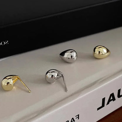 925 Sterling Silver Water Drop Earring for Women Gift Minimalism Versatile Office Trend Jewelry Dropshipping
