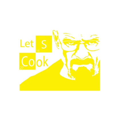 Instant Pot Vinyl Sticker | Kitchen Lets Cook Pressure Cooker Decal, Breaking Bad Heisenberg Waterproof Sticker