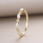 925 Sterling Silver Classic Zircon Marquise Stackable Ring for Women Engagement Wedding Luxury Fashion High Quality Fine Jewelry