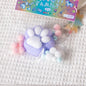 Taba Squishy Bow Cat Paw Fidget Toys | Cute Pink Cat Foot Slow Rebound Toy