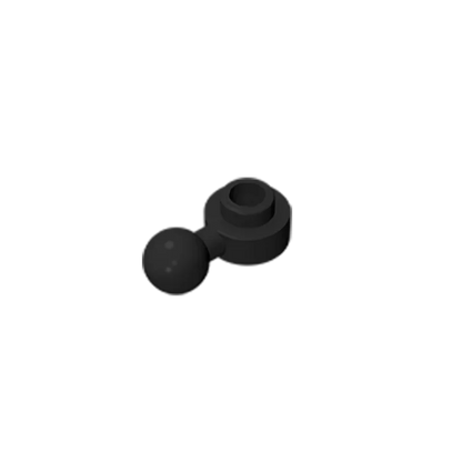 Gobricks GDS-1500 Hinged Plate 1x1 with Ball Head | Compatible Building Brick
