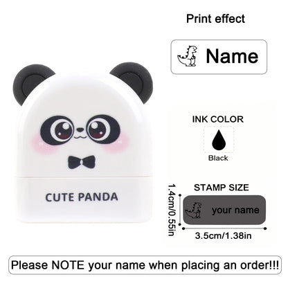 Personalized Animal Name Stamp | Custom Waterproof Clothing Label for Kids