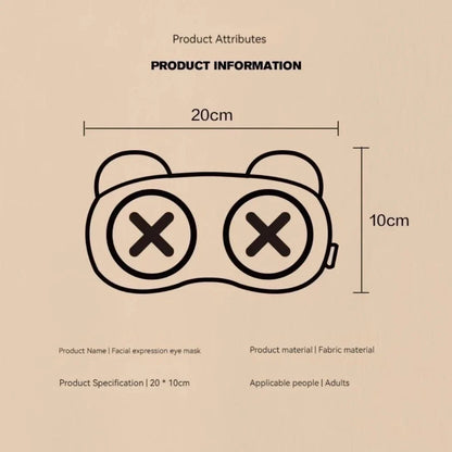 Cute Sleep Eye Mask for Kids and Students | Light Blocking Eye Cover