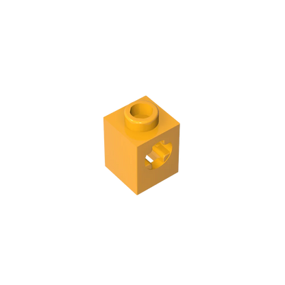 Gobricks GDS-2196 Technical Brick 1 x 1 with Axle Hole | Building Block for Lego