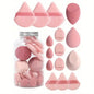 12/15Pcs Makeup Sponge Set | Latex-Free Beauty Blender Puff Kit