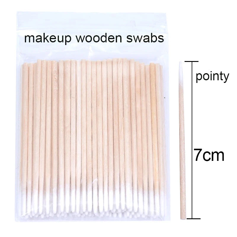 Kekelala 50Pcs Disposable Lip Brushes | Multi-Use Makeup Applicators for Lip Gloss and Eyelash Extensions