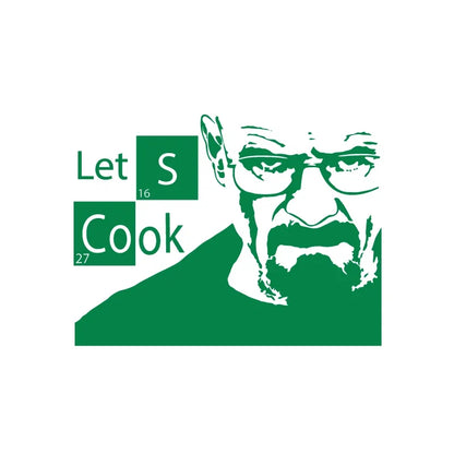 Instant Pot Vinyl Sticker | Kitchen Lets Cook Pressure Cooker Decal, Breaking Bad Heisenberg Waterproof Sticker