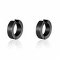 Stainless Steel Cuff Earrings for Men | Non Piercing Clip On Hoop Set