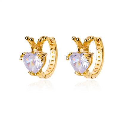 Zircon Pendientes Earring For Women Stainless Steel Hoop Piercing Earring Trending 2024 New Jewerly aretes de mujer bijoux femme