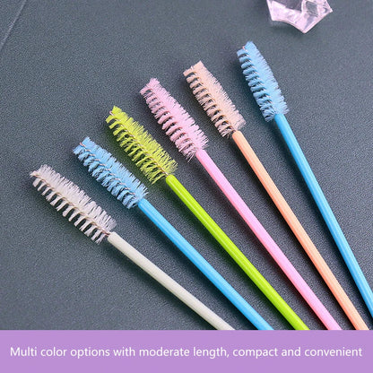 Disposable Eyelash Brushes 50 Pack | Mascara Wands Applicator Spoolies for Lash Extensions
