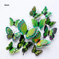 3D Butterfly Wall Stickers | 12/24pcs Magnetic Decor for Refrigerator and Walls
