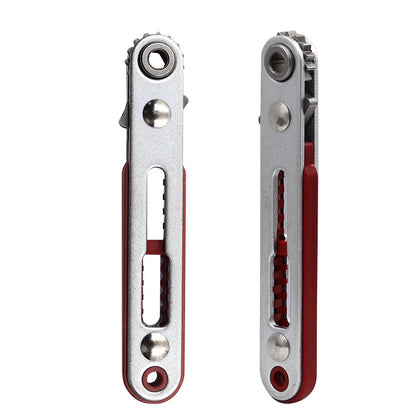 Mini Ratchet Wrench Set with Hex and Torx Bits | 1/4 Square Drive Socket Tool