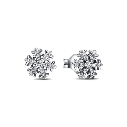 European New 925 Silver Butterfly Flower Stud Earrings, Fit Women's Festival Exquisite Charm Jewelry Gifts