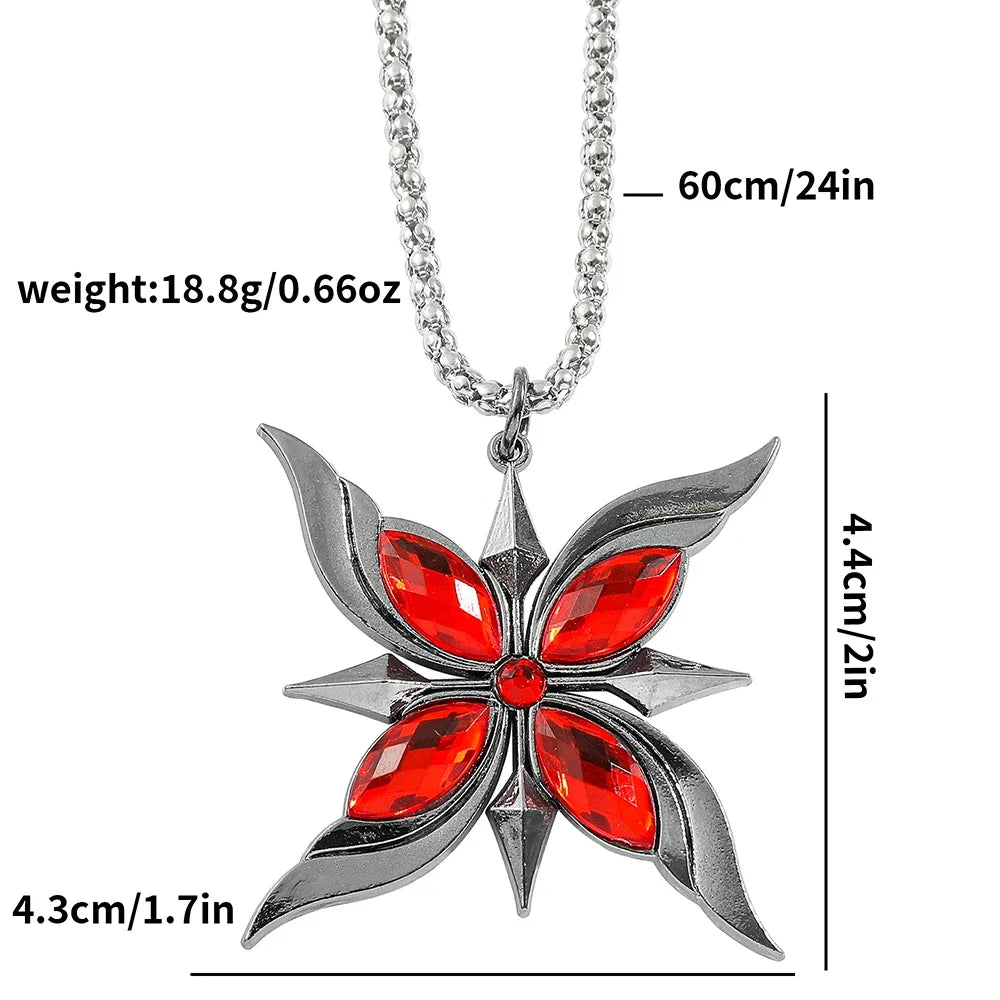Arlecchino Gem Necklace | Cosplay Jewelry Gift for Fans