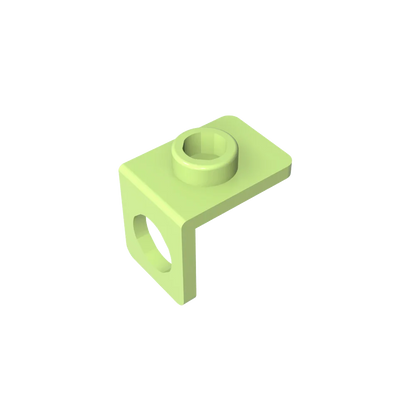 Gobricks GDS-1165 Minifig Neck Bracket with Back Stud | Thin Back Wall Building Block
