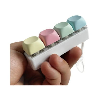 Finger Keyboard Push Pop Game | Stress Relief Desk Toy