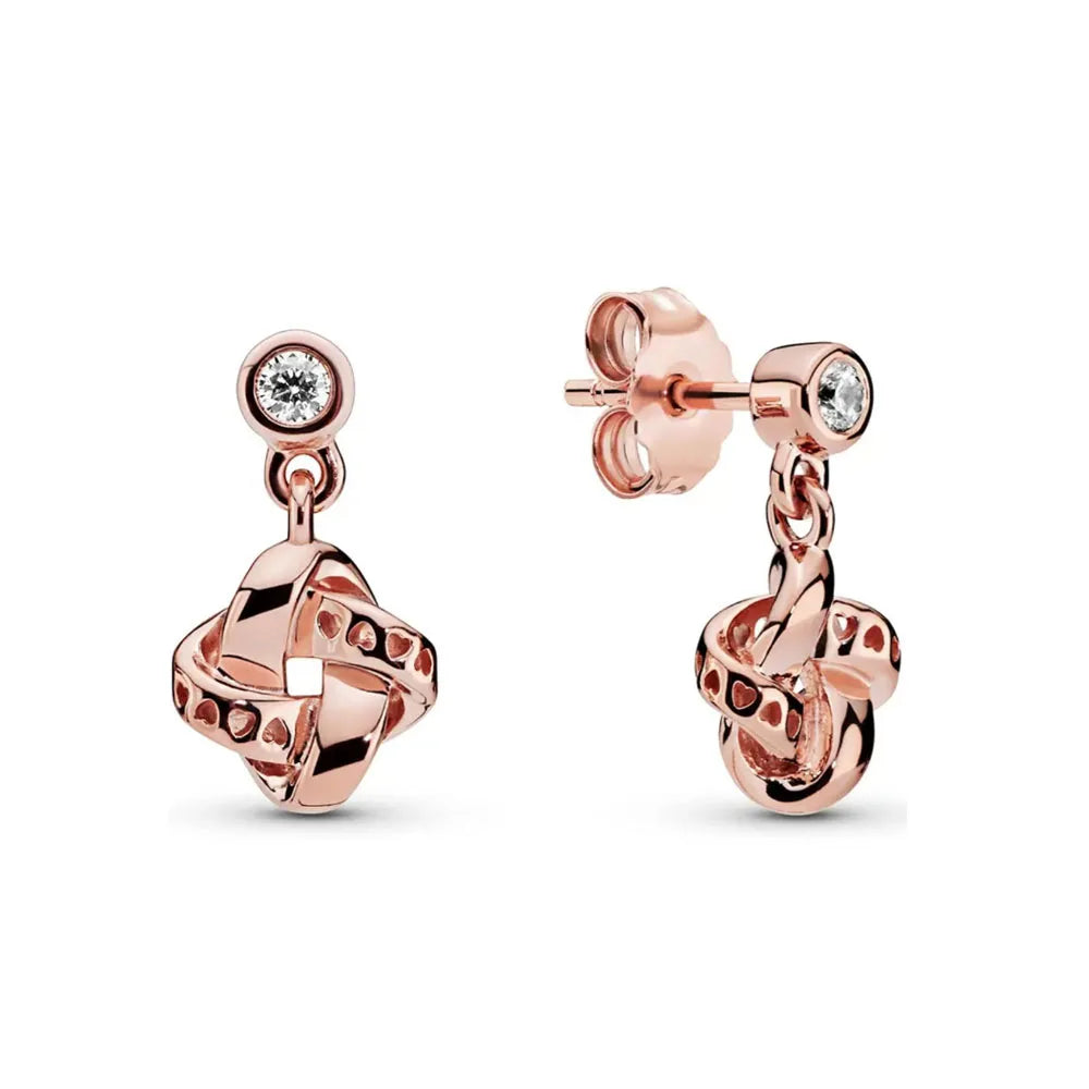 European New 925 Silver Butterfly Flower Stud Earrings, Fit Women's Festival Exquisite Charm Jewelry Gifts