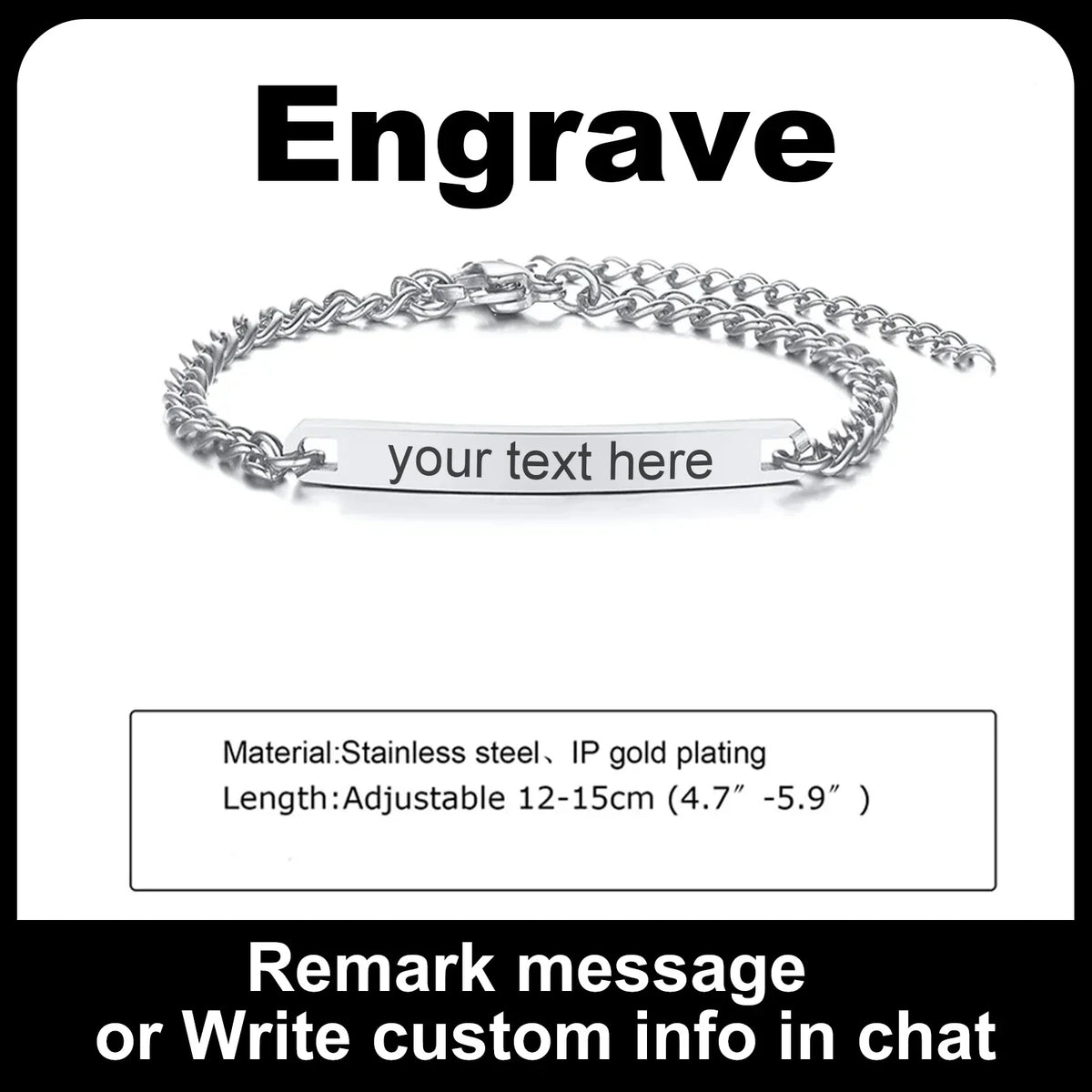 Customized Heart Bracelet for Little Girl Boy, Engravable ID Name Bracelet, Personalized Stainless Steel Chain Birthday Gift