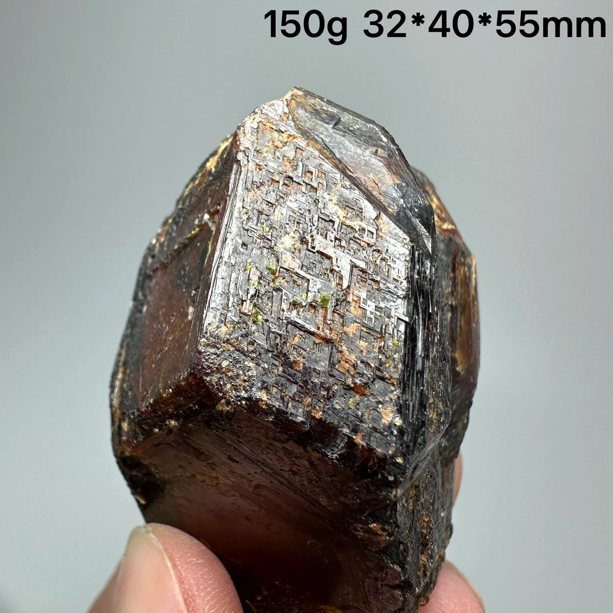 Natural Dark Brown Andradite Garnet Cluster Raw Crystal Mineral Specimen Calcite Matrix Healing Stone Home Decoration
