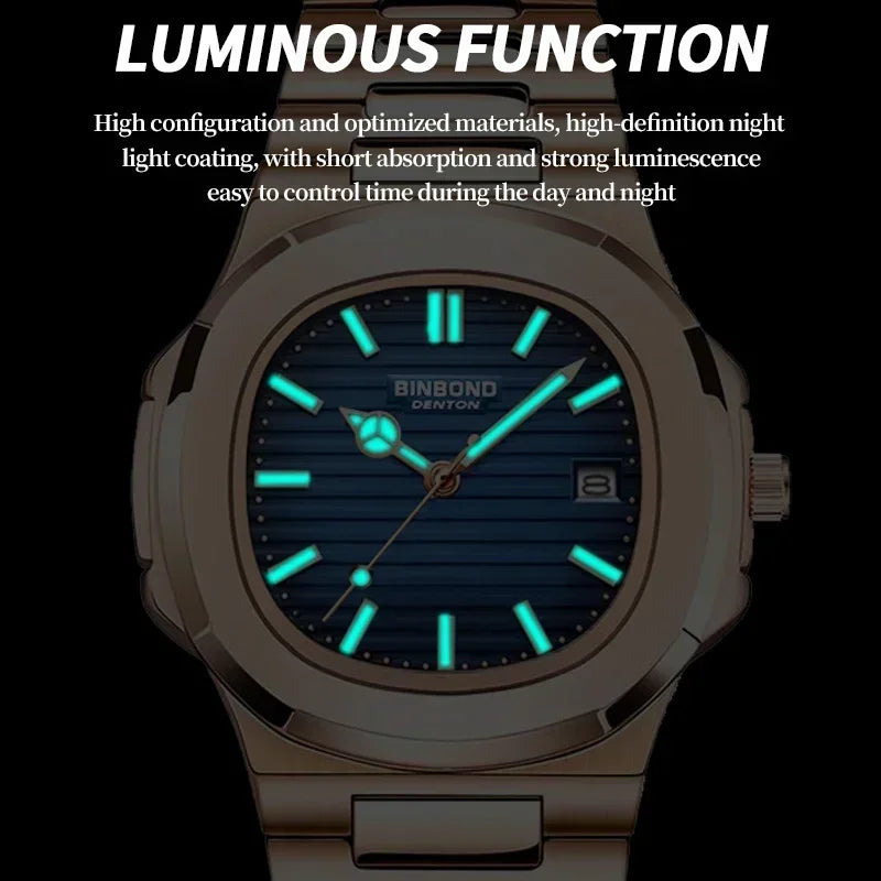 New Switzerland Man Casual Rose Gold Clock Men Luxury Watch Automatic Watches Mens Fashion Quartz Wristwatches Tudo Por 1 Real