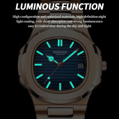 New Switzerland Man Casual Rose Gold Clock Men Luxury Watch Automatic Watches Mens Fashion Quartz Wristwatches Tudo Por 1 Real
