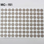 96Pcs 15mm Wood Furniture Screw Cap Covers | Self-Adhesive Hole Stickers for Desk Cabinets