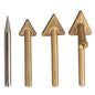 Plastic Repair Triangular Copper Smoothing Head | 80W Plastic Welding Soldering Iron Tip