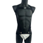 Sets Men Bodysuit Suspender Jumpsuits Nylon Jock Strap Harness Gay Underwear Jockstrap Laser Faux Leather Removable Penis Pouch