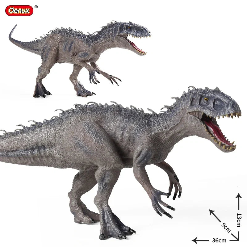 Oenux Jurassic Dinosaurs Action Figures Set | 5 Realistic PVC Models Collection Toy