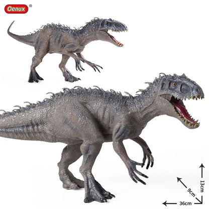 Oenux Jurassic Dinosaurs Action Figures Set | 5 Realistic PVC Models Collection Toy
