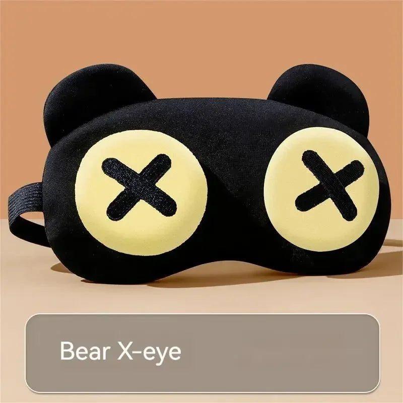 Cute Sleep Eye Mask for Kids and Students | Light Blocking Eye Cover