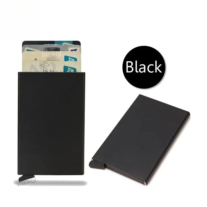 Pop Up Minimalist Smart Wallet | Thin Slim RFID Credit Card Holder for Men Women