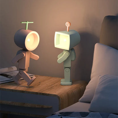 Astronaut LED Night Light | Magnetic Bedside Lamp for Kids
