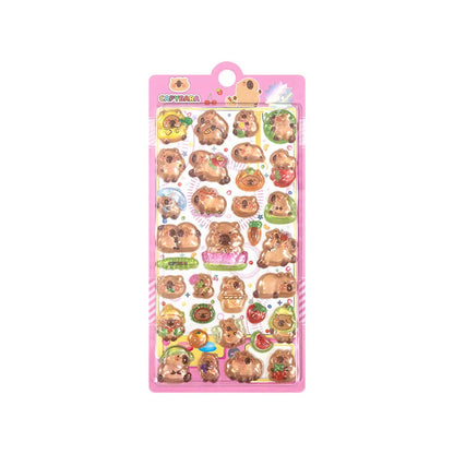 Japanese Anime Food Stamping Seal Fun | 3D Crystal Diamond Sticker Set for Kids