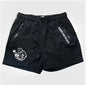 Men's Quick Dry Side Printed Shorts Double Zipper Pocket Side Design Running Basketball Training Fitness Shorts Summer