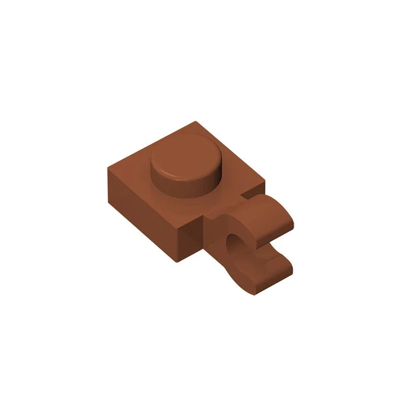 PLATE 1X1 W/HOLDER VERTICAL Building Block | Compatible with Lego 6019 61252