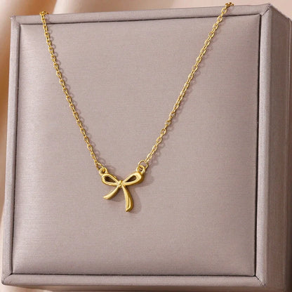 Hollow Geometric Oval Necklaces For Women Stainless Steel Gold Color Oval Pendant Necklace Party Christmas Jewelry Gift Femme