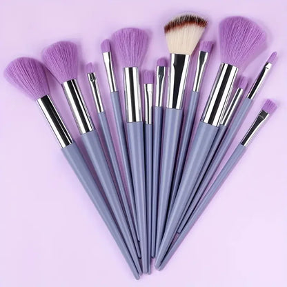 13-Piece Makeup Brush Set | Soft Fluffy Foundation Blush Highlighter Brush Kit