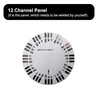 WS2812B LED Firework Light Module Panel 10/11/12/13 Channel | Individually Addressable Pixel Strip Ring