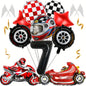 12pcs Racing Car Balloon Birthday Set | Party Decor for Boys