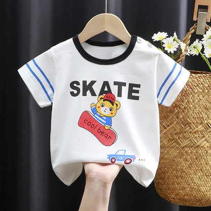 Kids Cotton Graphic Tee | Summer Unisex T-Shirt for Babies and Toddlers