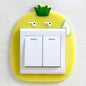 Luminous Silicone Switch Cover | Kawaii Cartoon Animal 3D Sticker for Kids Room