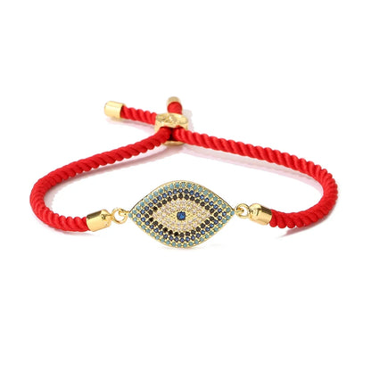 NEWBUY 2026 Trendy Turkish Gold Color Evil Eye Bracelet Adjustable AAA CZ Pave Setting Female Luckry Party Jewelry Gift