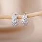 Zircon Heart Pendientes Earring For Women Stainless Steel Gold Color Piercing Earring 2025 Trend Jewelry aretes Accesorios mujer