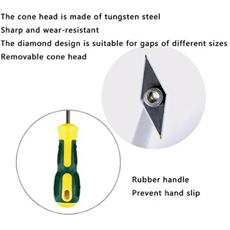 Ceramic Tile Grout Remover | Tungsten Steel Gap Cleaner Drill Bit