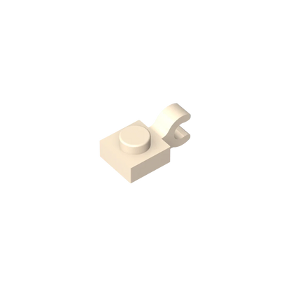 Gobricks GDS-813 1x1 Plate with Vertical Holder | Compatible with Lego 6019 and 61252